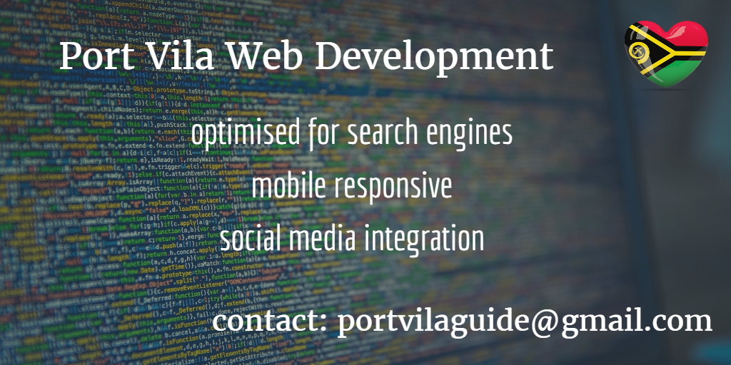 port vila web development port vila web design vanuatu